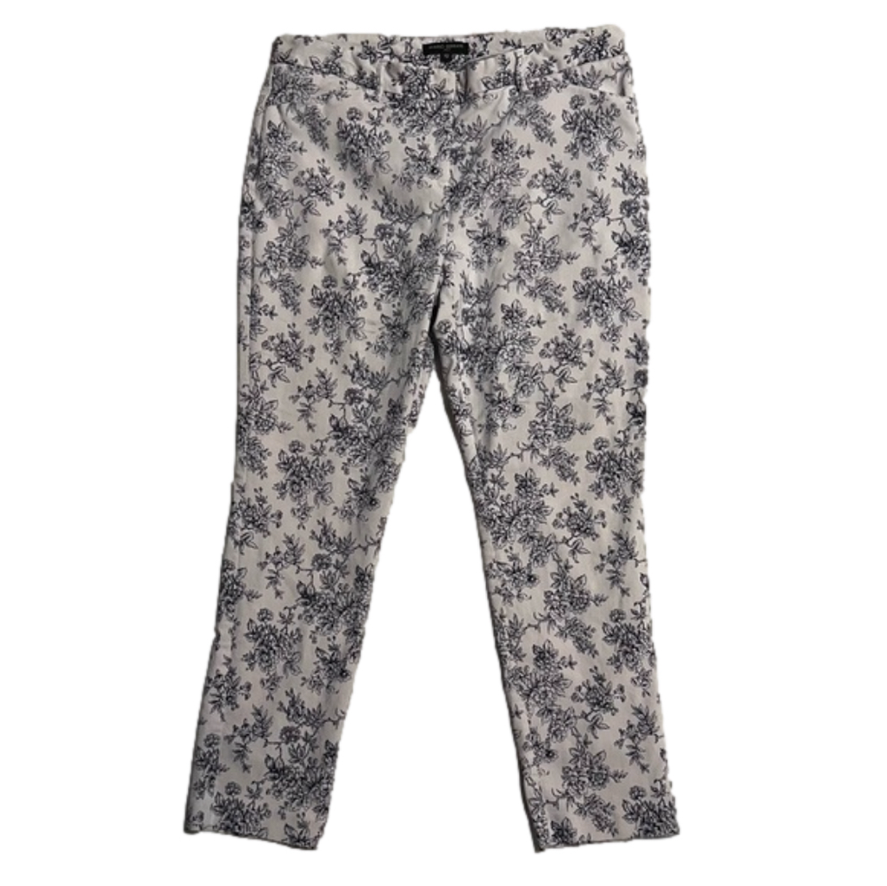 Mario Serrani Floral Crop Pencil Pants